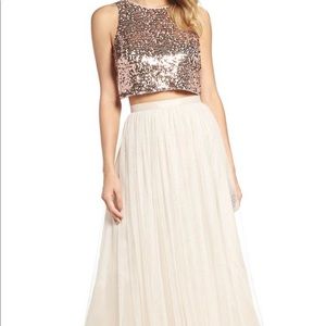 Two Piece Homecoming Prom Dress